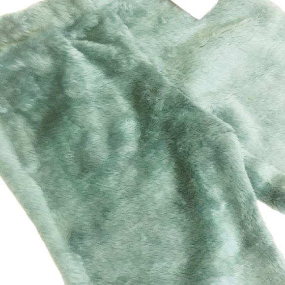 NWT Girls' Sherpa Joggers - Cat & Jack Teal Blue M [112/113] - Picture 2 of 5